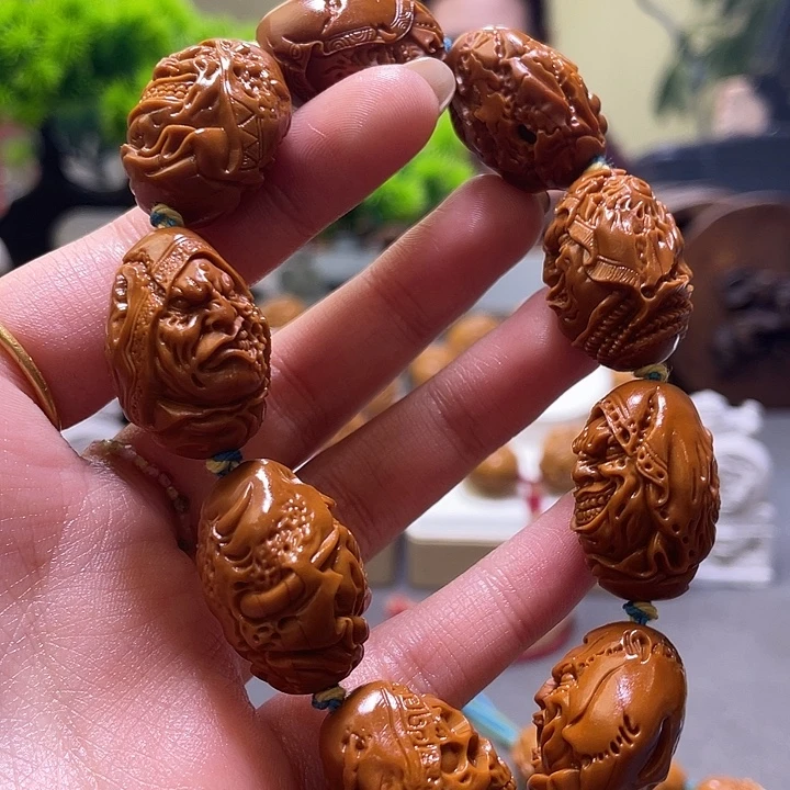 山***远吊坠橄榄核橄榄核雕