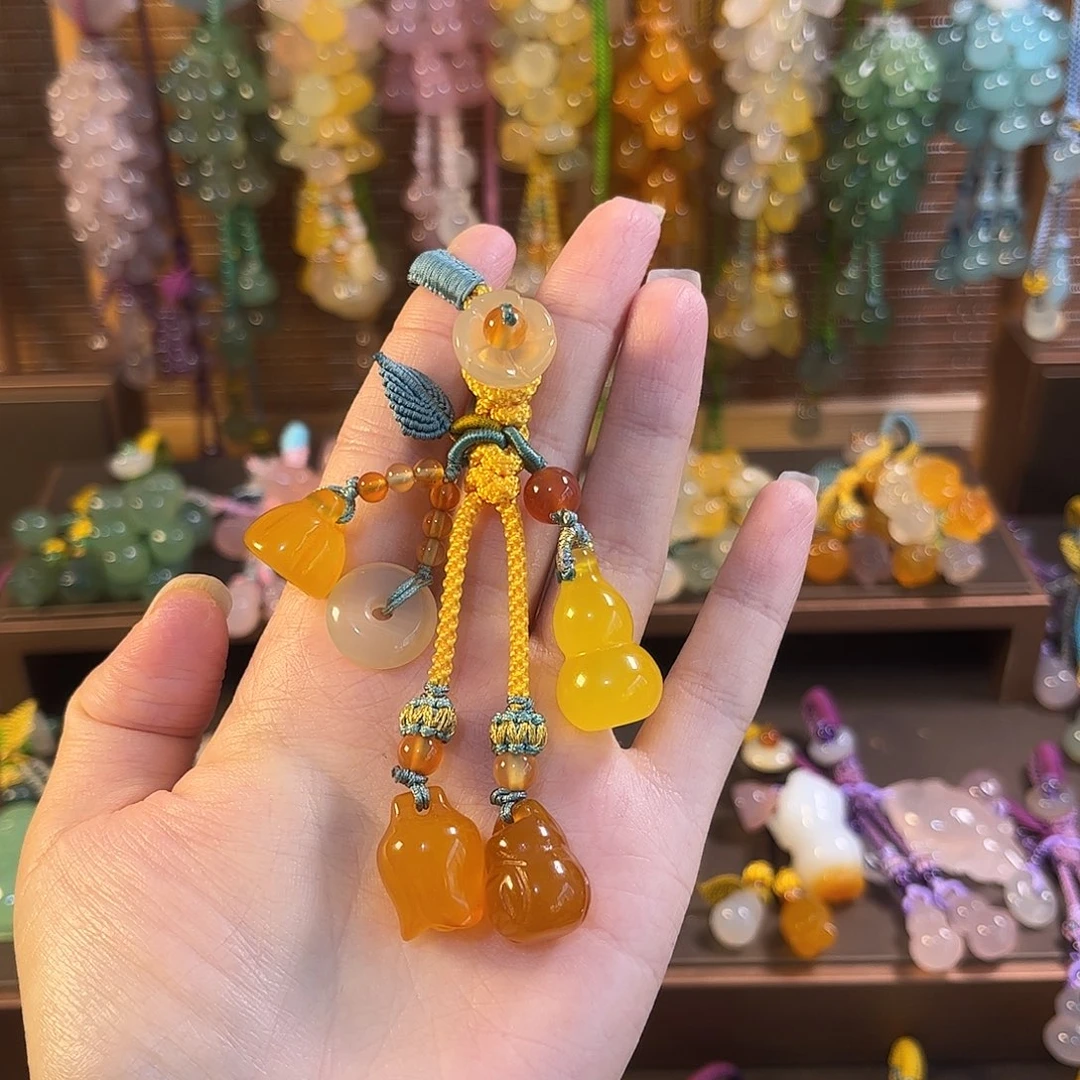 玛瑙/玉髓未镶嵌车挂