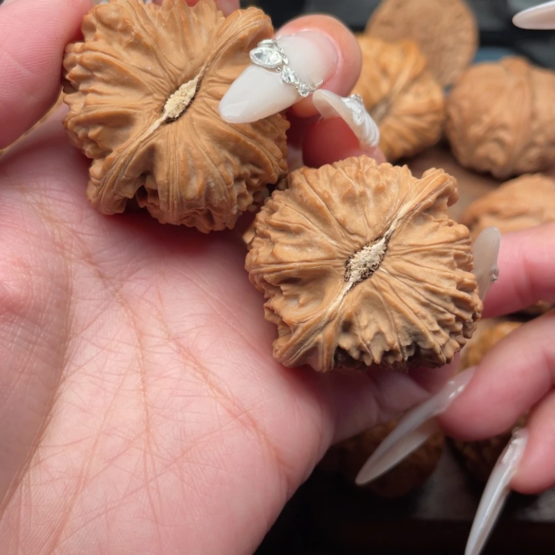 文玩核桃把件心***·全品，白狮子42