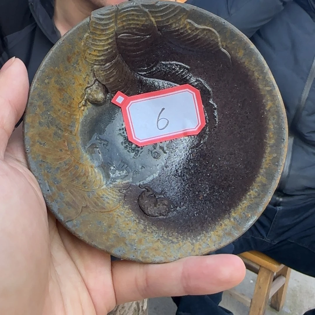紫砂茶杯?***?柴烧斗笠杯