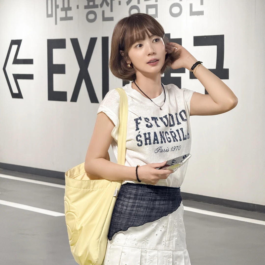 法儿家韩国限定【新品】【博主密码】FS506S164字母印花无袖上衣