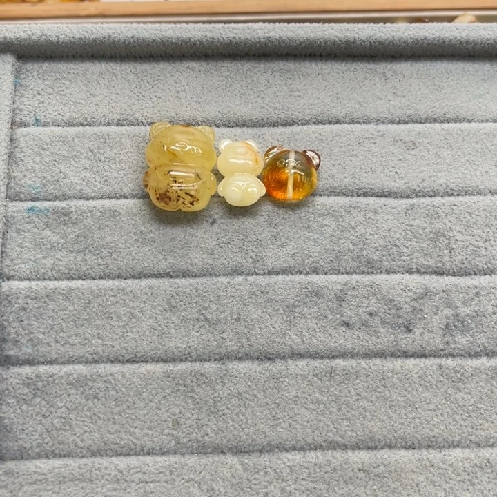 未镶嵌蜜蜡裸石天然琥珀蜜蜡配件