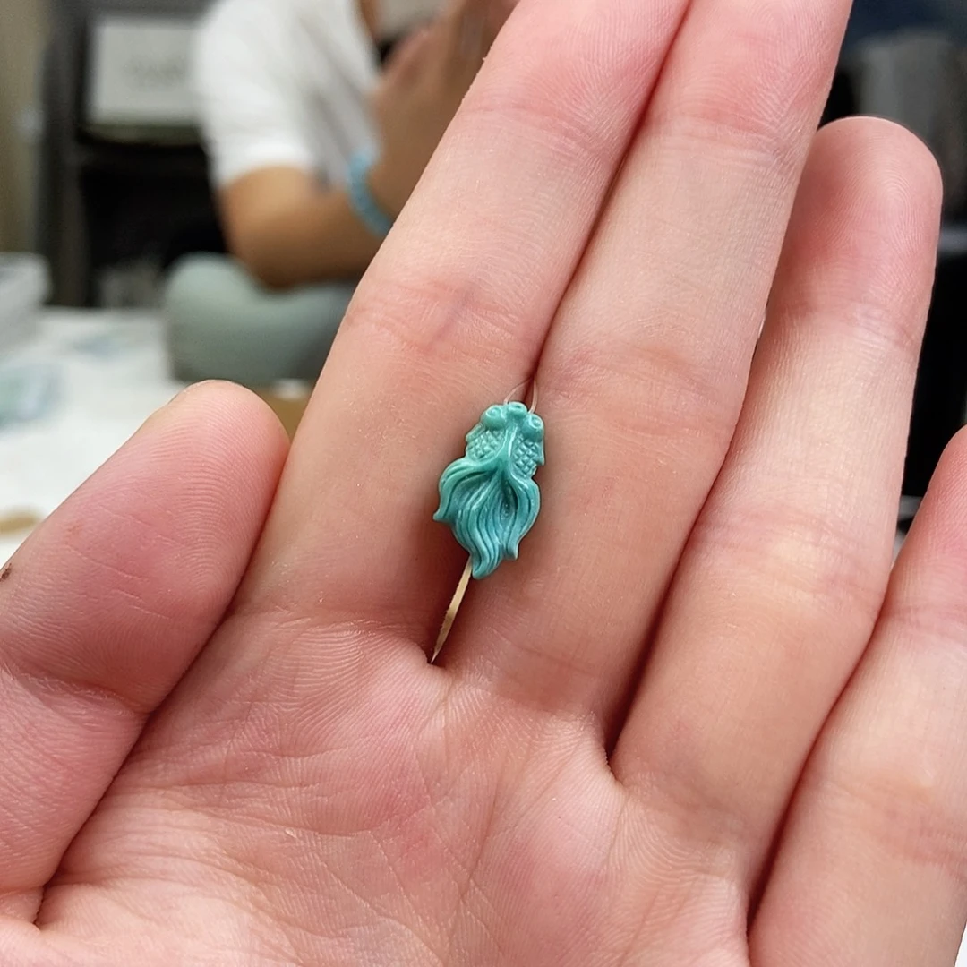 未镶嵌绿松石珠宝奇石