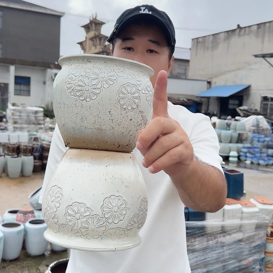 紫砂花盆王嫂花盆0924-5166
