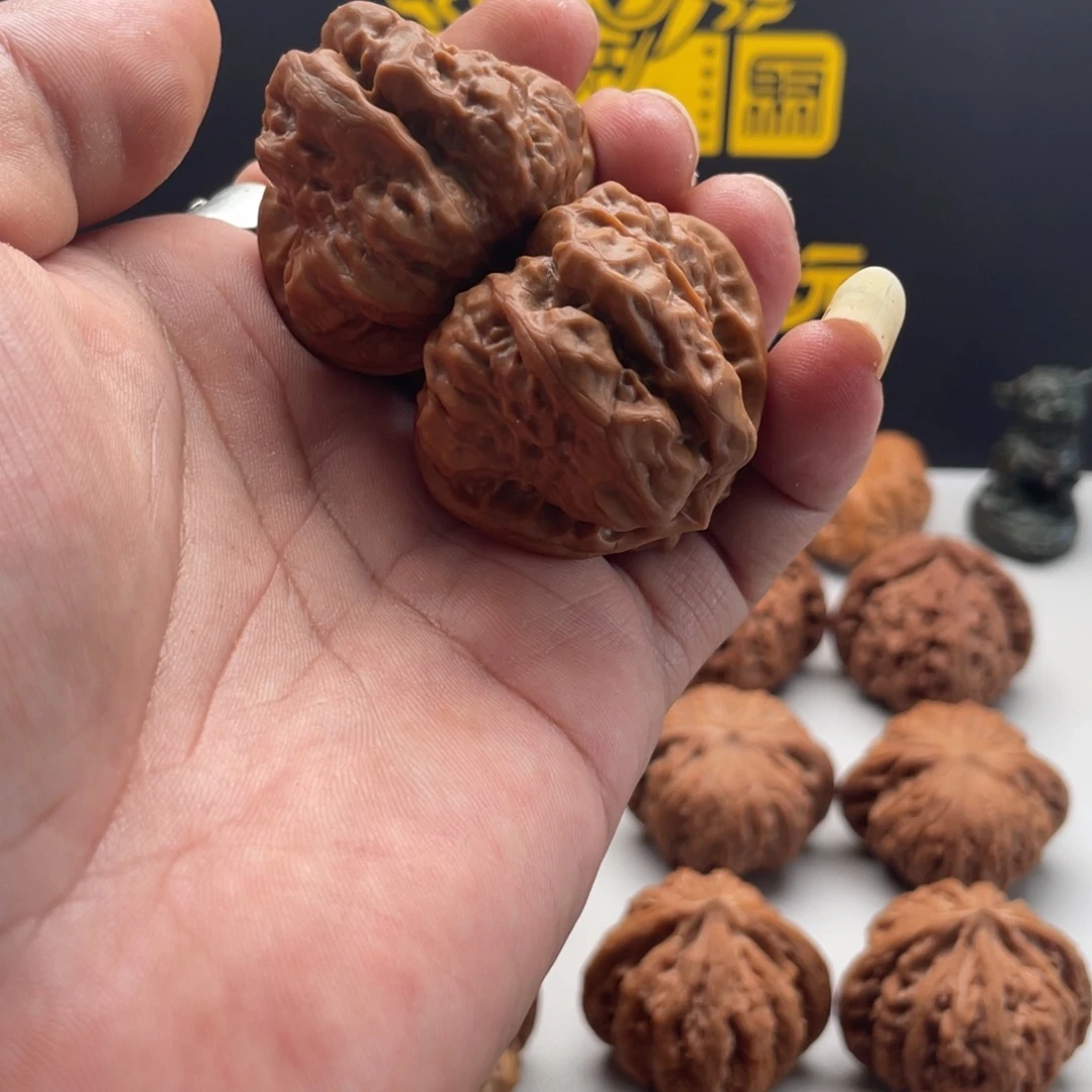 周***皮吊坠文玩核桃蛤蟆头41