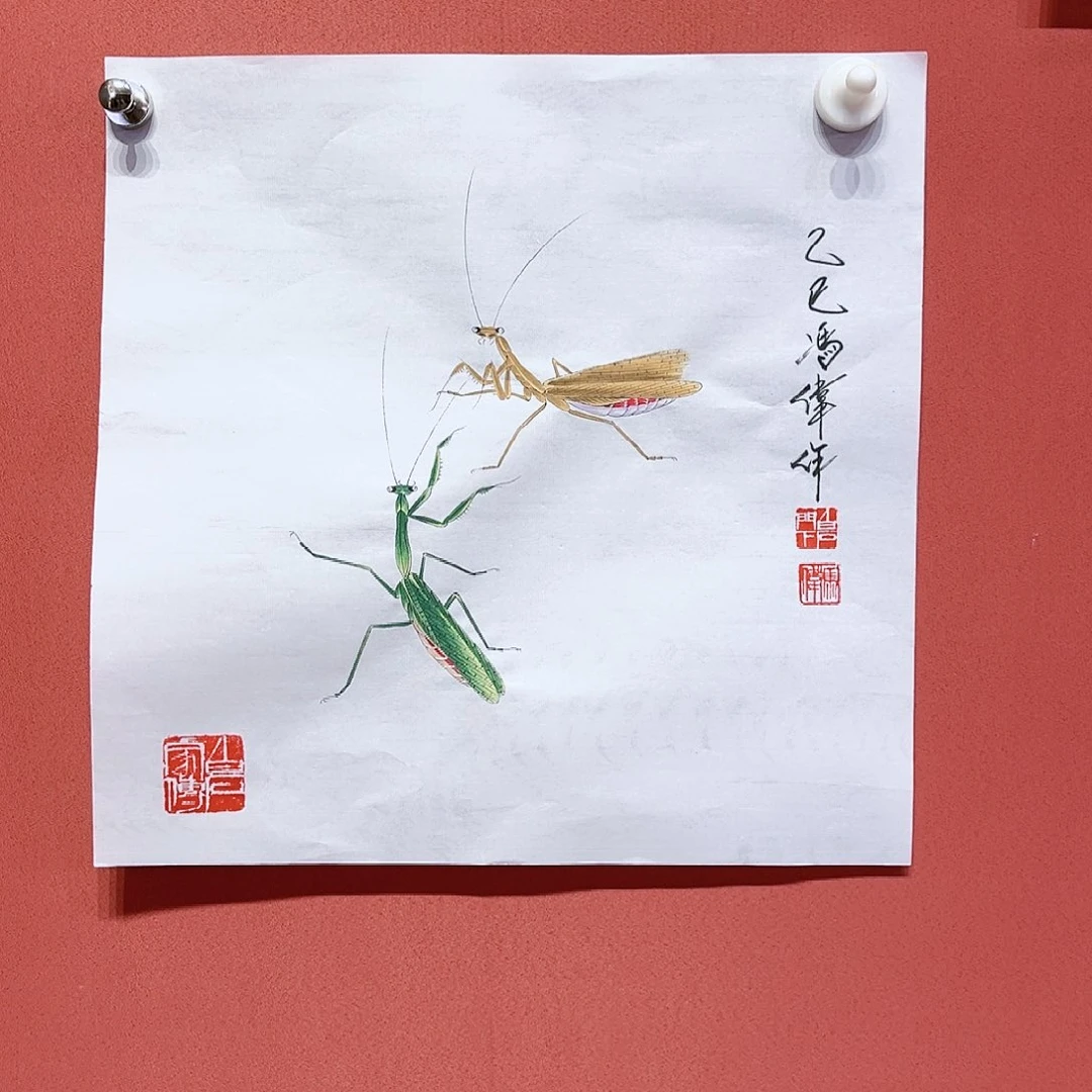 国画冯伟老师国画作品朵