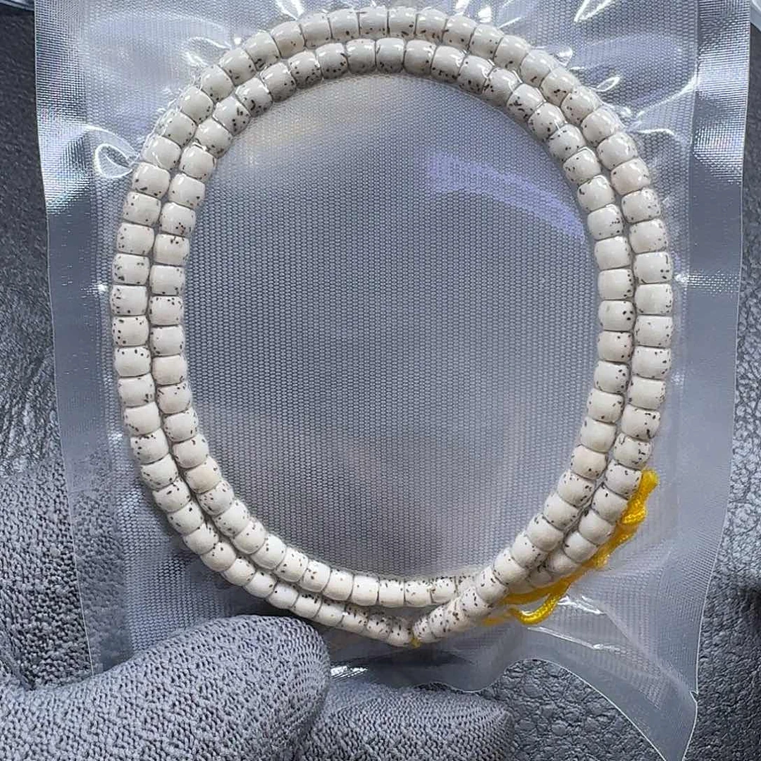 星月菩提手串6*5原生态大留白直切