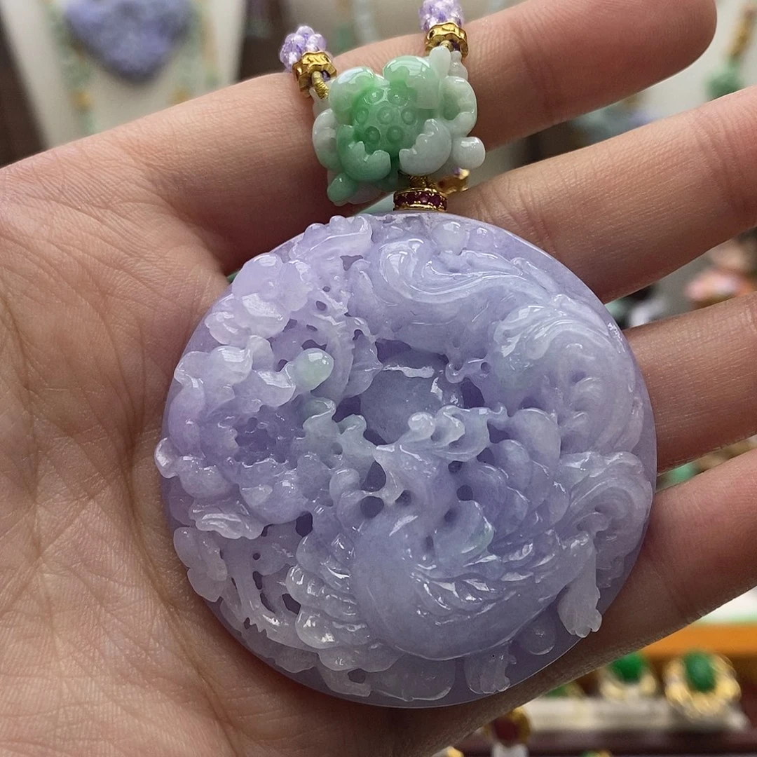 翡翠未镶嵌颈饰吊坠