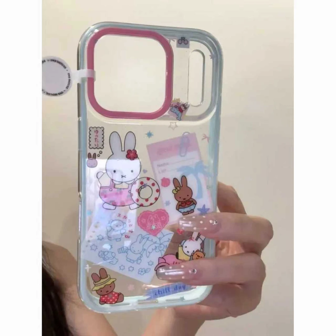 诚星泽卡通开车米菲兔适用苹果手机壳华为vivo小米荣耀oppo红米软
