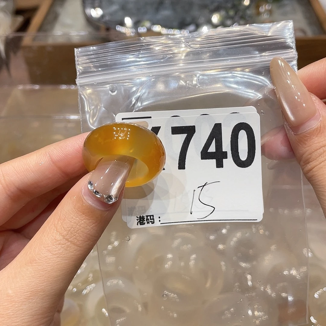 玛瑙/玉髓未镶嵌戒指740