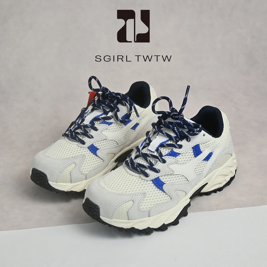 SGIRL TWTW户外透气厚底老爹鞋2025新款复古轻便百搭徒步登山鞋女