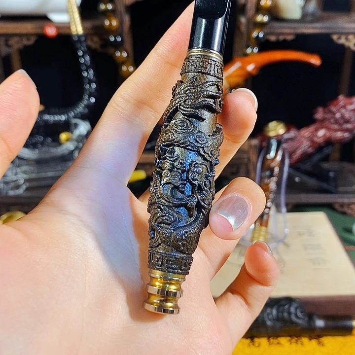 高端定制金丝楠烟嘴