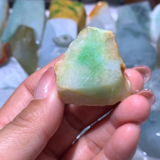 散珠翡翠翡翠边角料
