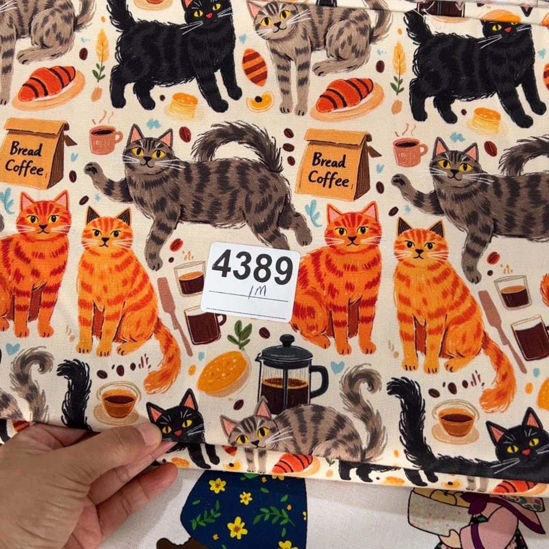 棉福袋一米价纯棉6安帆布1.1米宽果子块