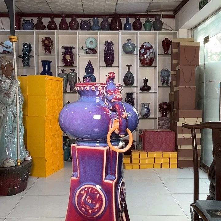 春***来摆件钧瓷钧瓷摆件钧瓷摆件
