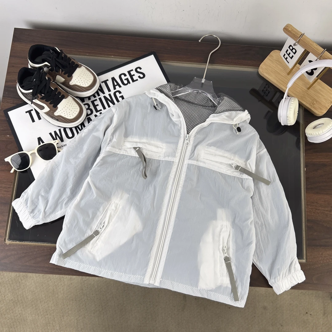 【米佑】男童防晒衣夏季薄款儿童防晒服透气防紫外线轻薄帅气