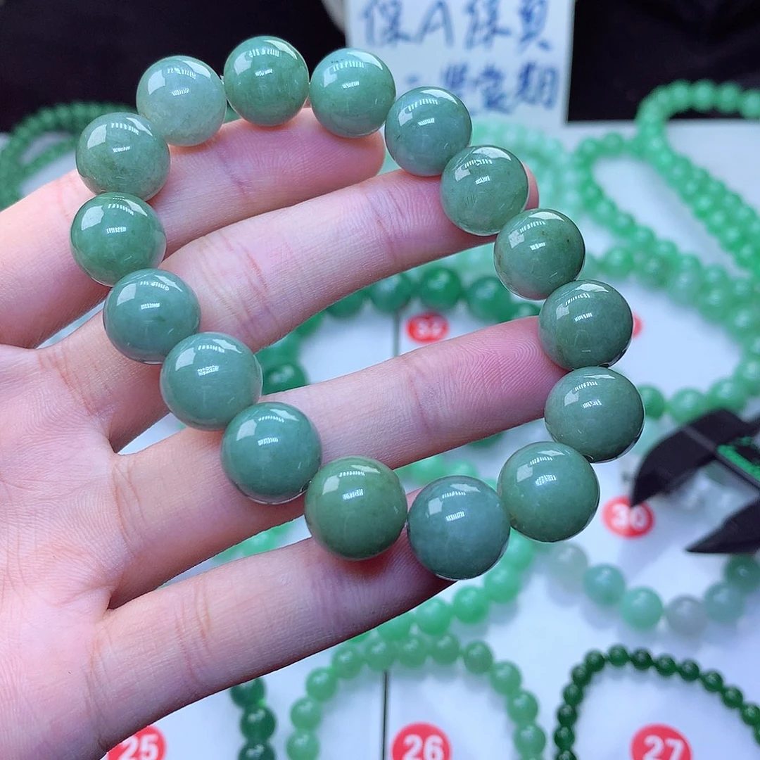 翡翠毛衣链未镶嵌
