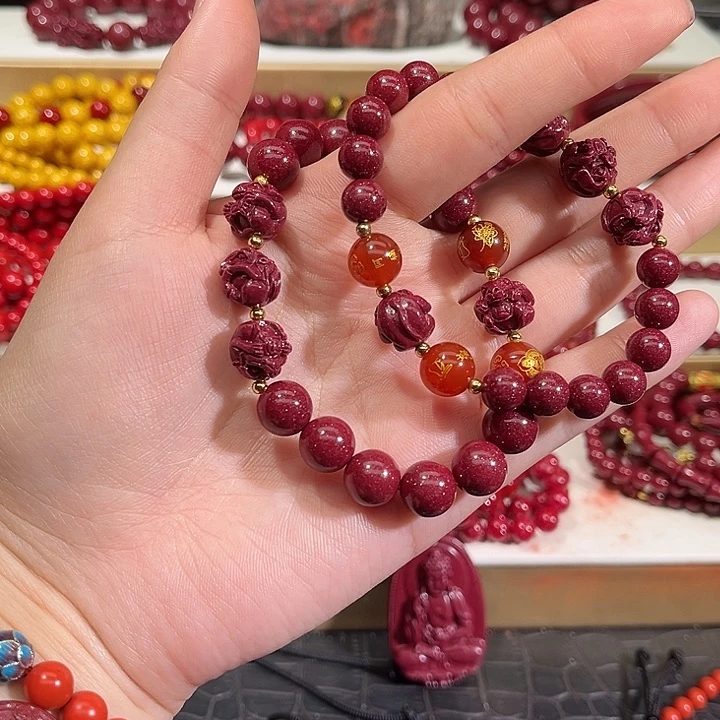 8m是龙，10m是兔紫金砂手串