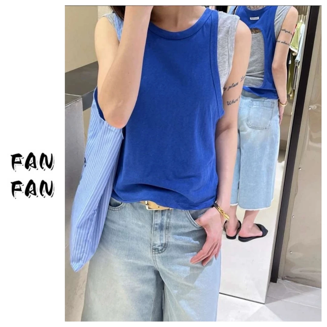 FANFAN 【工字叠穿】两件套吊带背心