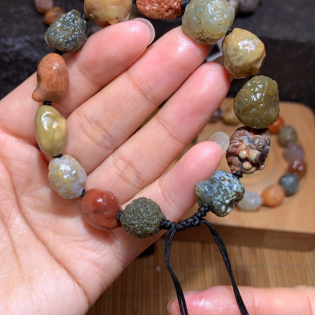 未镶嵌玛瑙/玉髓珠宝半成品