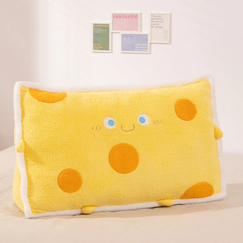 [超萌好物]艾斯德可爱床头靠芝士床上靠枕床头包床头靠垫枕头靠背