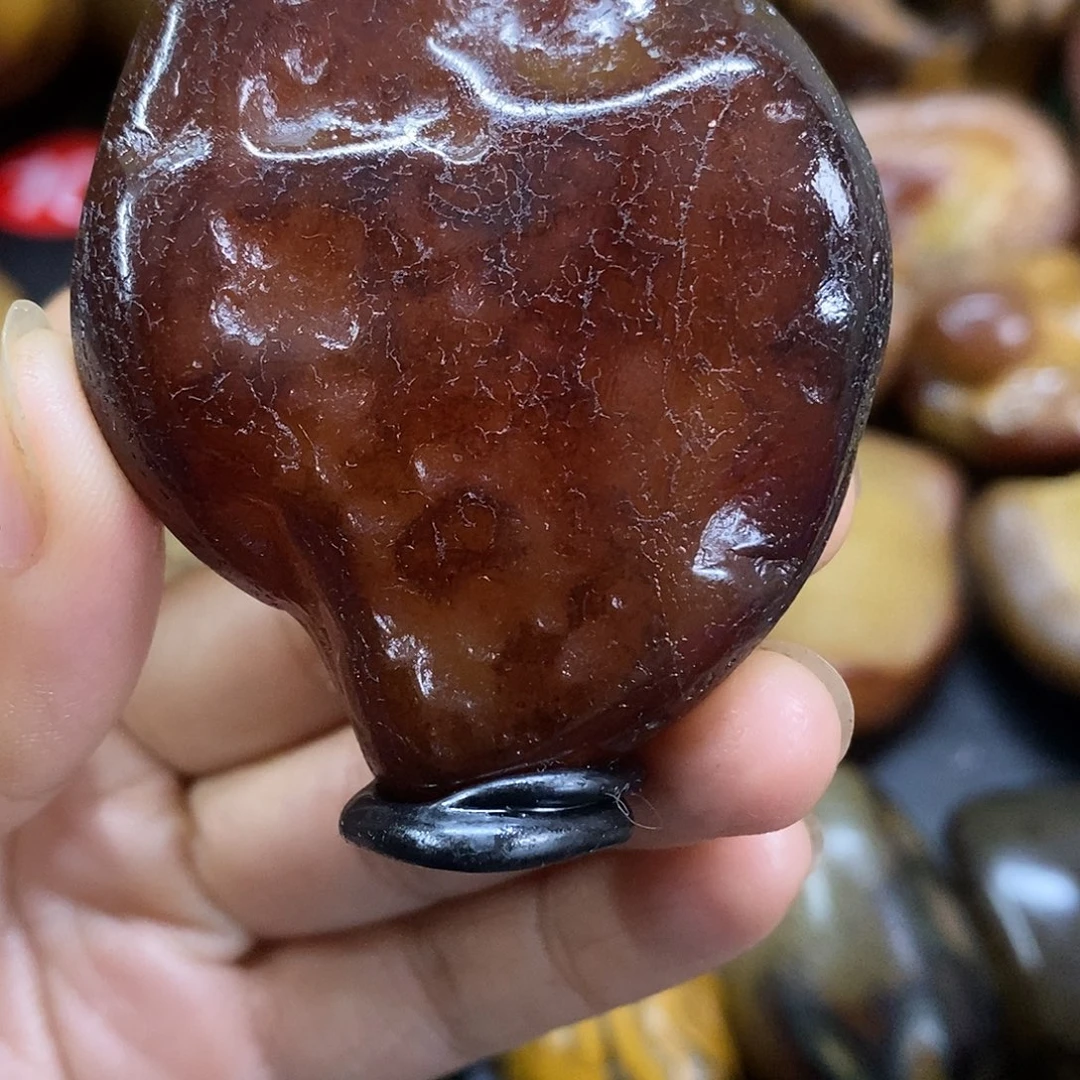 玛瑙/玉髓未镶嵌手把件