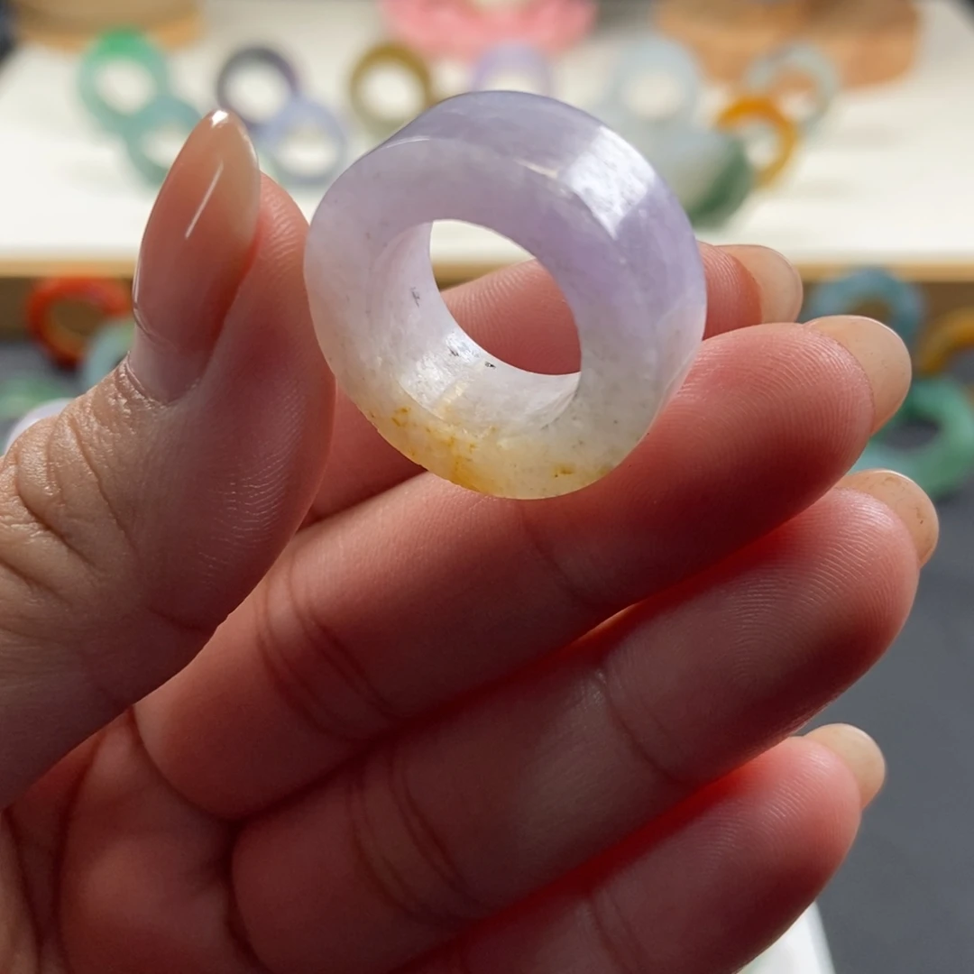定制翡翠未镶嵌翡翠9-15号有纹晶体