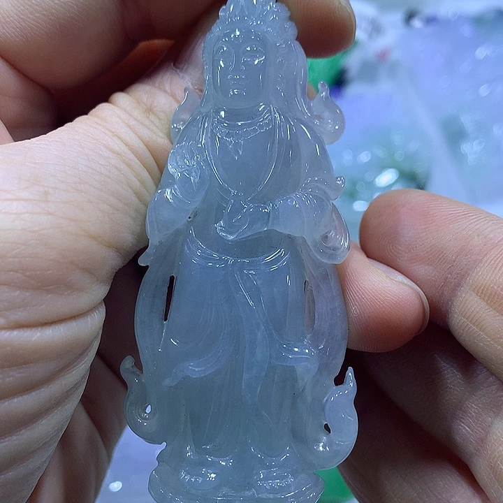 翡翠未镶嵌颈饰天然翡翠A货吊坠