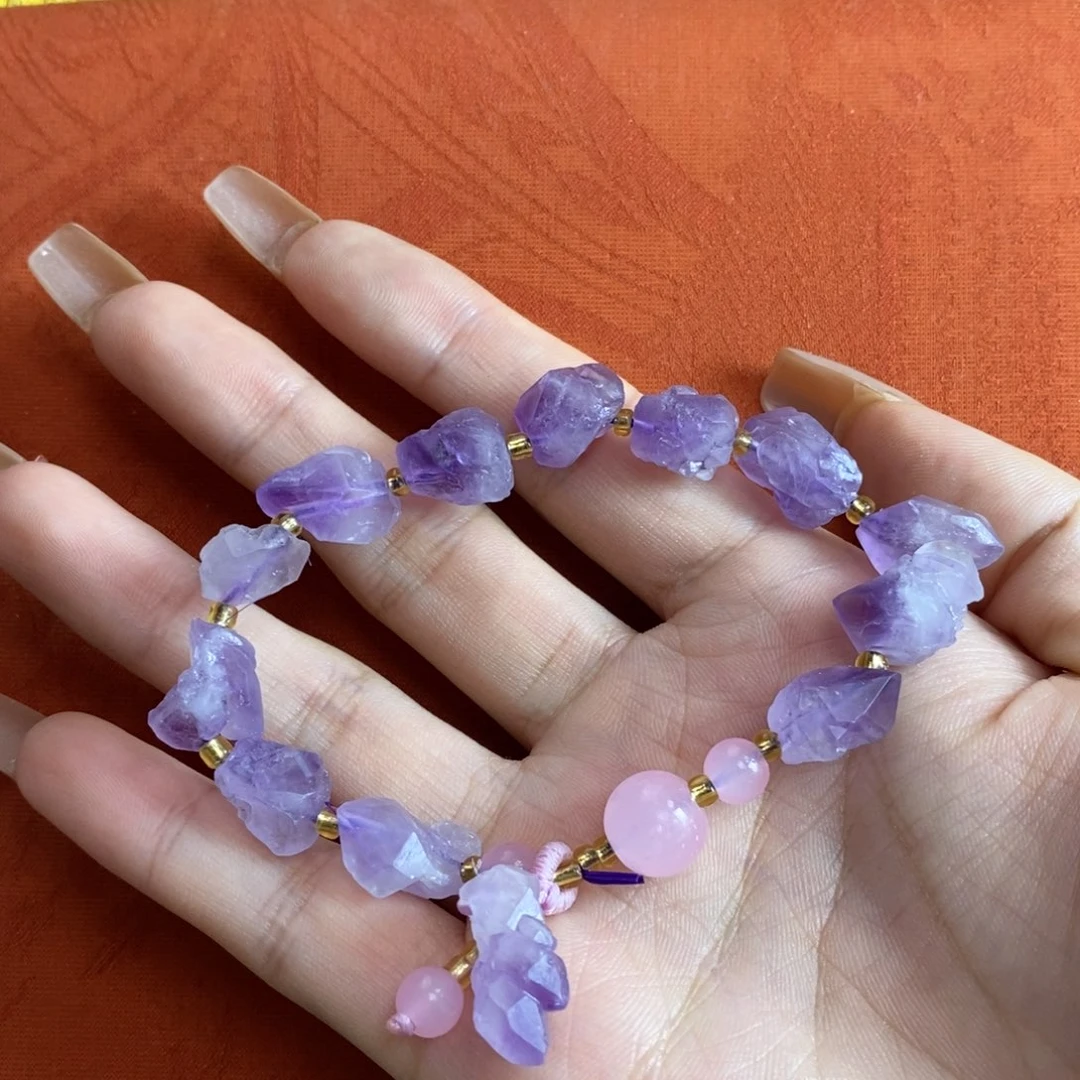 紫晶珠宝半成品未镶嵌