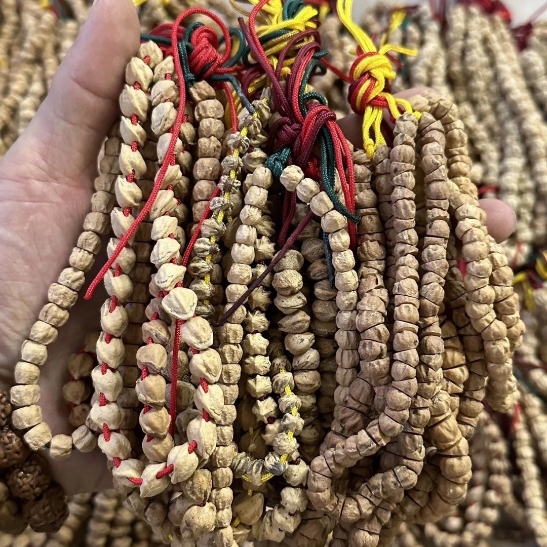 西藏热振柏香籽鬼脸斜打大肠横打蛇骨各种手持6-9随机发货不挑