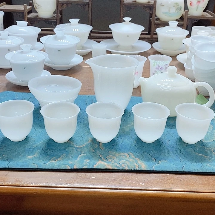 H***6高端璞玉茶壶套装
