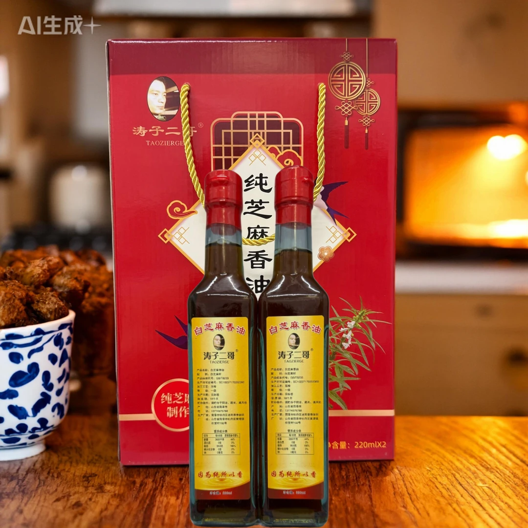 涛子二哥《涛子二哥》纯真香油芝麻酱礼品盒 良心品牌 假一赔四