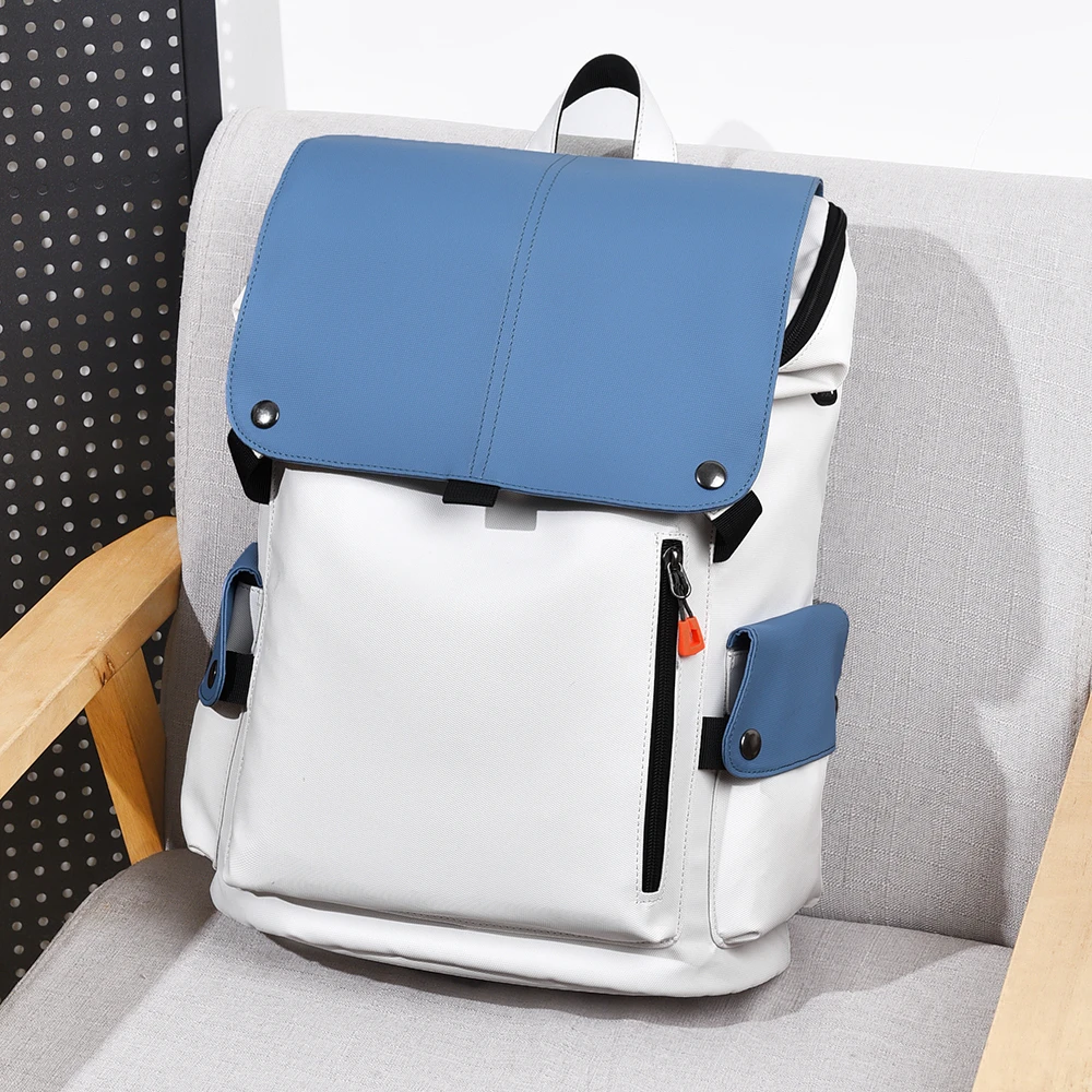 防水一体式双肩学院风背包电脑包韩版百搭潮流大学生