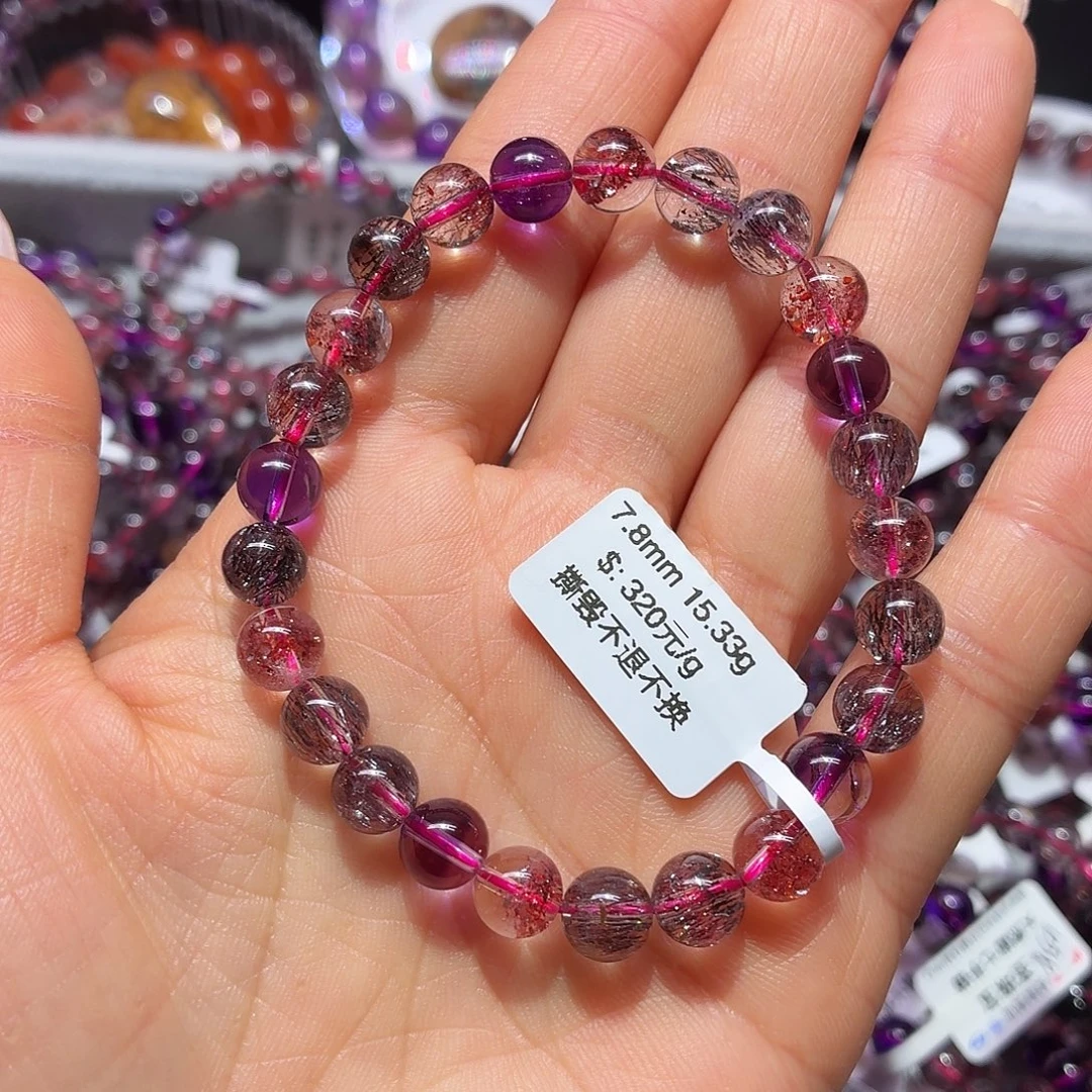 H***利未镶嵌水晶手链手链