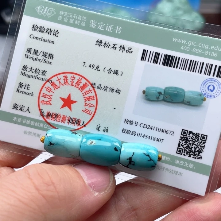 绿松石颈饰未镶嵌