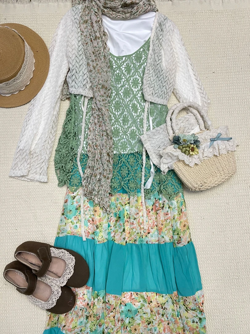 全新日系昭和风复古风四季宽松衬衫裙