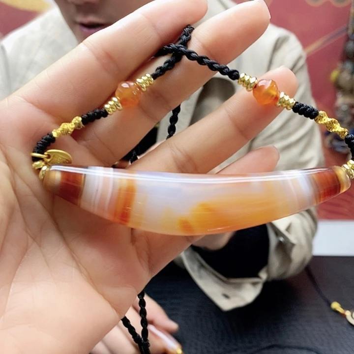 玛瑙/玉髓合金颈饰