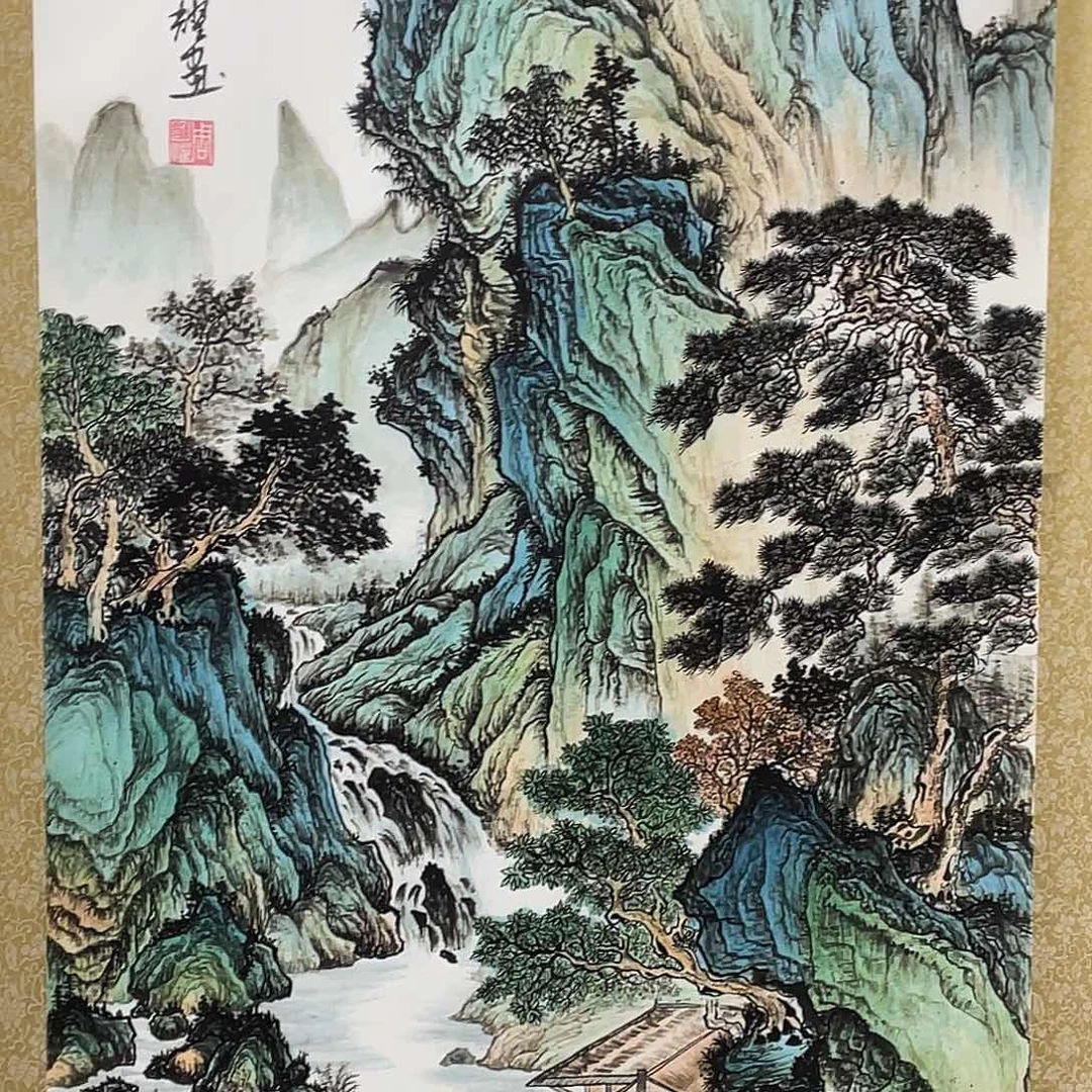 国画老师手笔手绘作品y