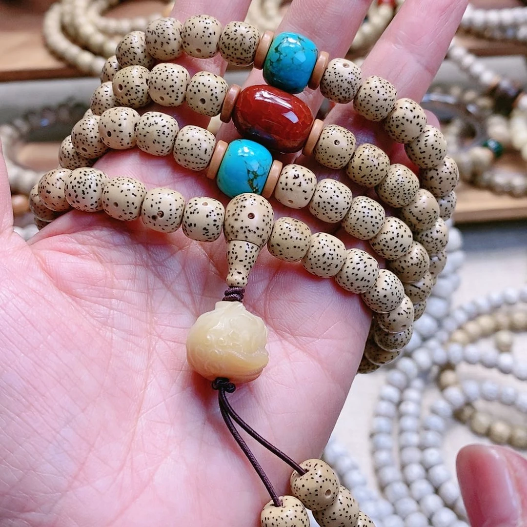 手串星月菩提定制108课10*9m m