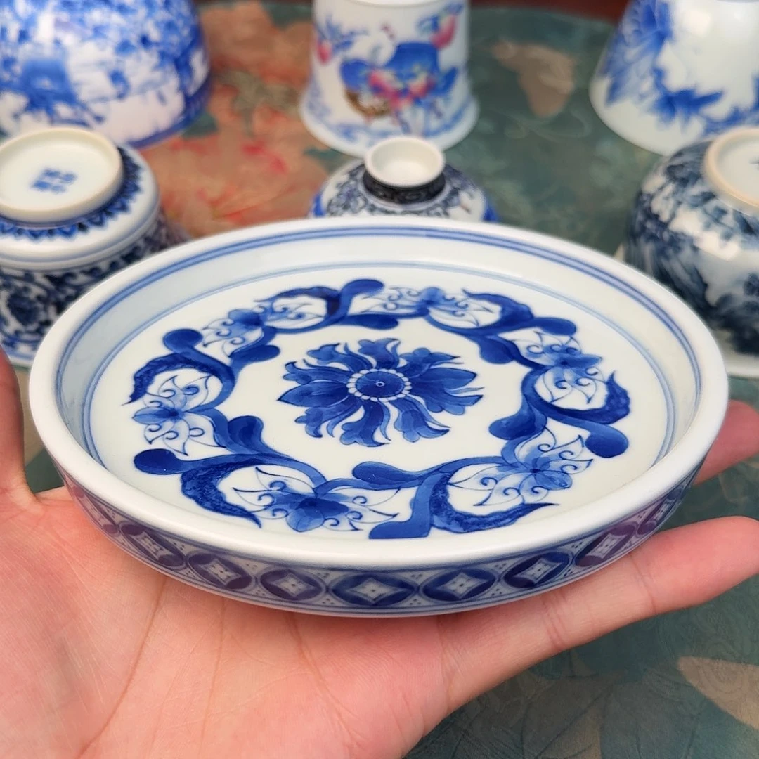现代景德镇全手工全手绘茶具
