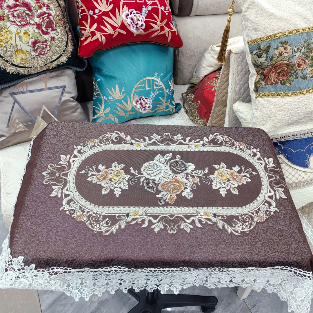 65*90包含花边天丝定位提绣多用巾