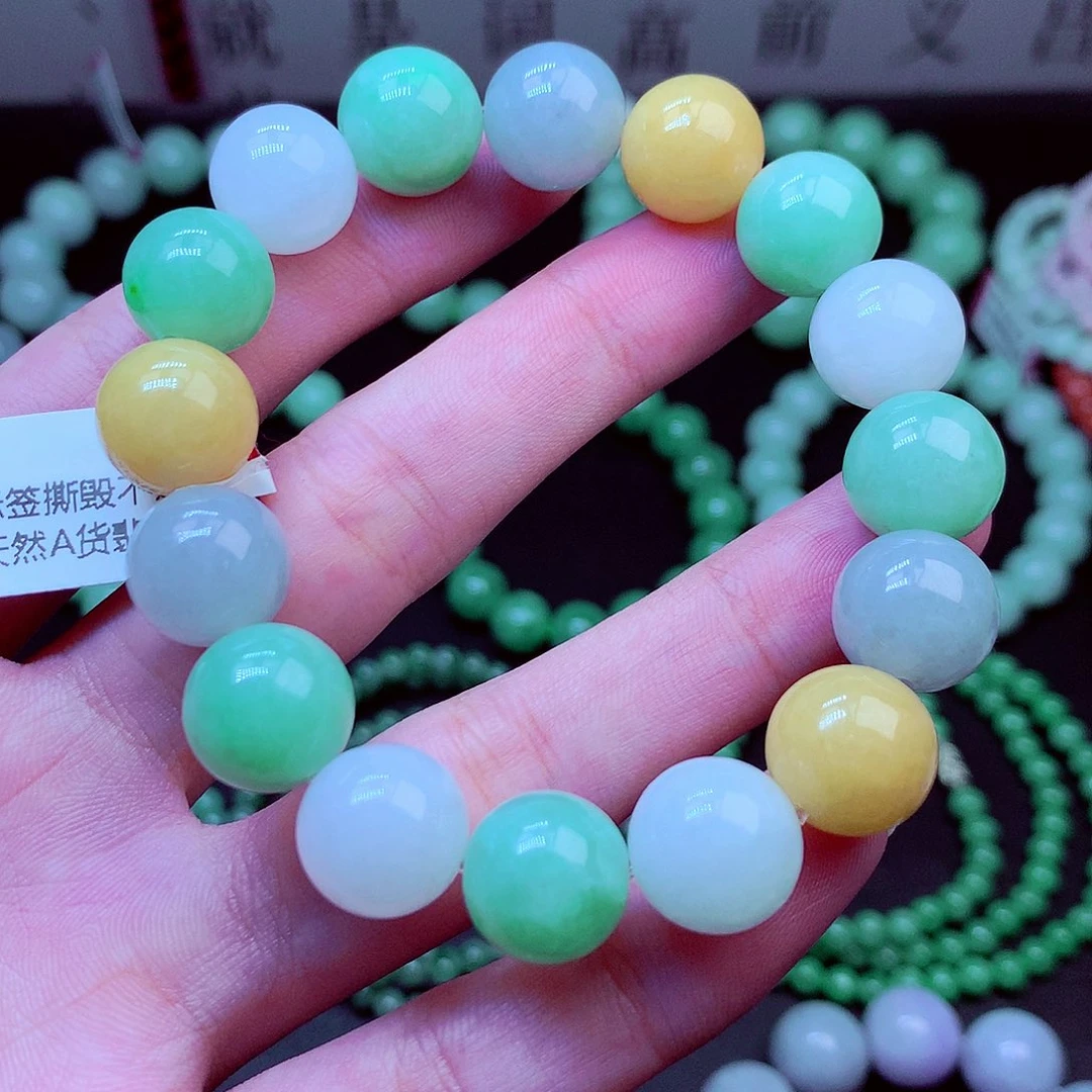 翡翠未镶嵌毛衣链