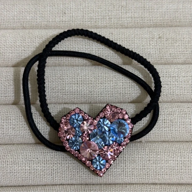 气质瑞丽皮筋原创设计日韩发圈可爱黑色发绳时尚女发饰甜美韩版