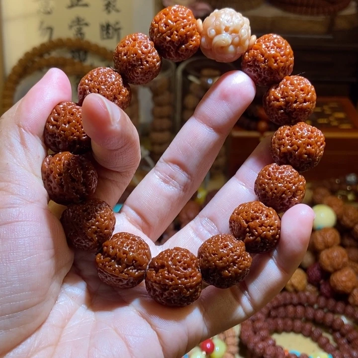 吊坠金刚菩提195玉化菠萝一物貔貅