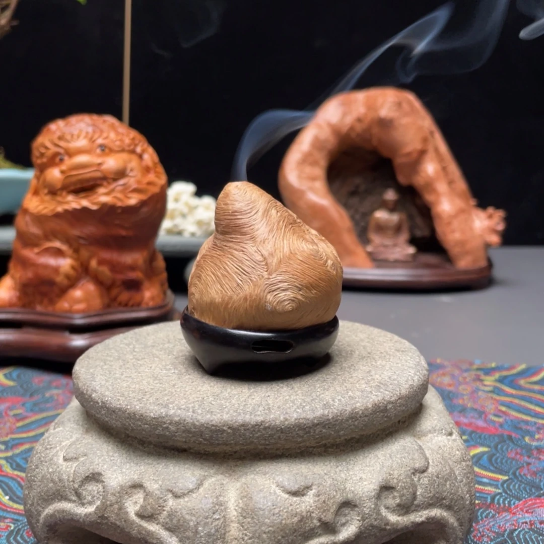 荔枝木荔枝木寿桃香炉