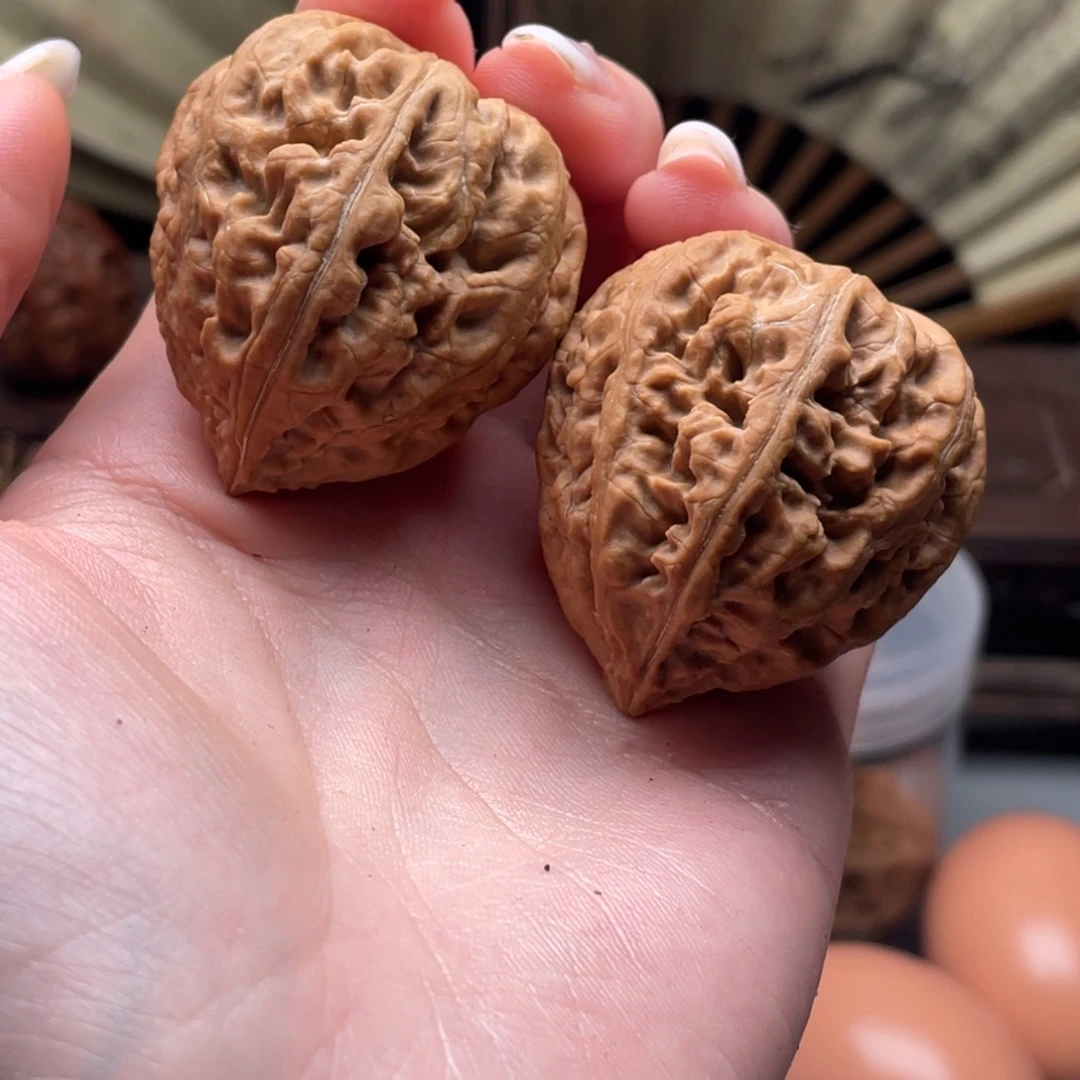 文玩核桃把件楸刀鱼23