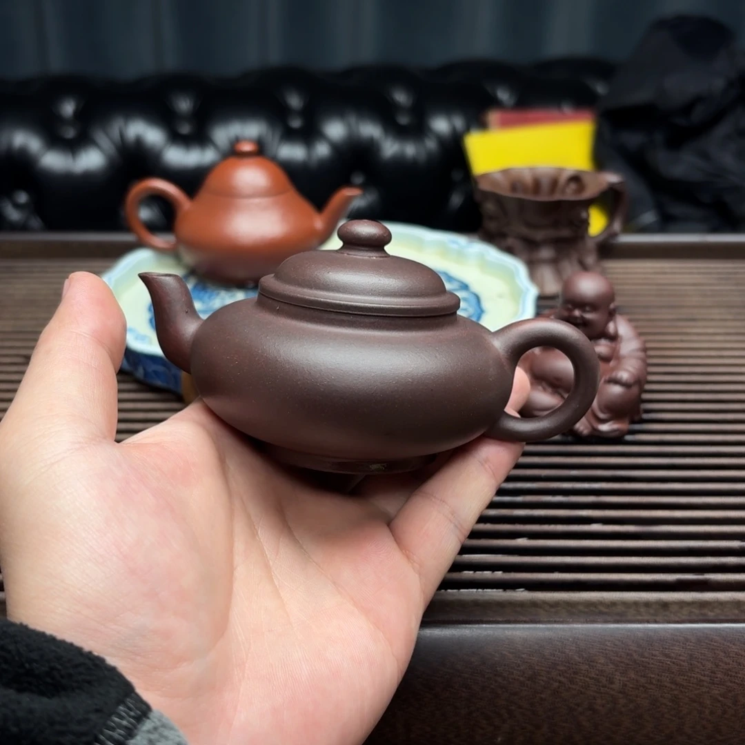 C***l紫砂茶壶Castiel黑气紫泥