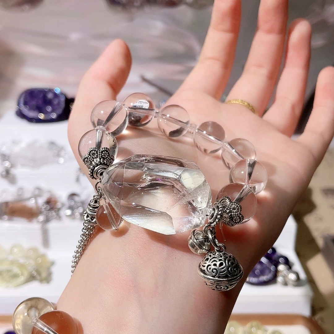 九***）合金手串水晶水晶手串