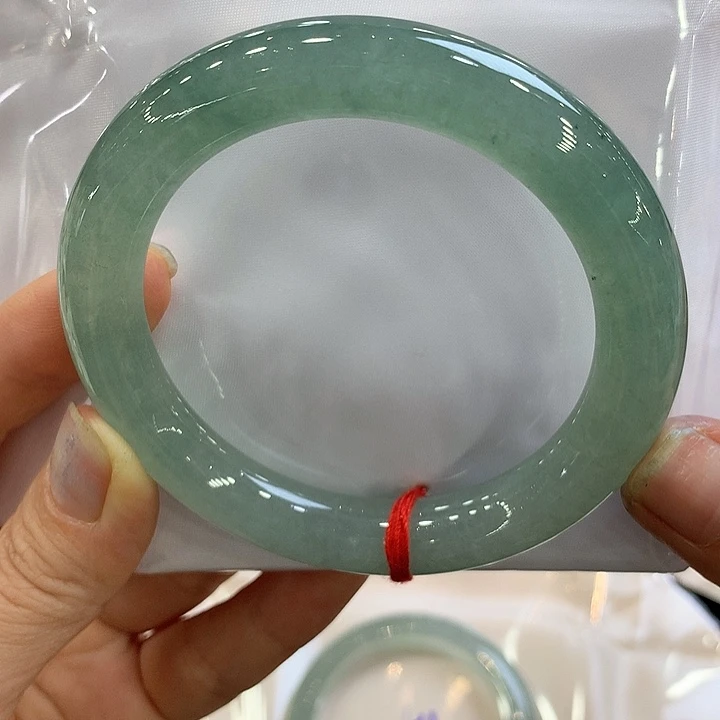 未镶嵌手镯翡翠57.5圆条