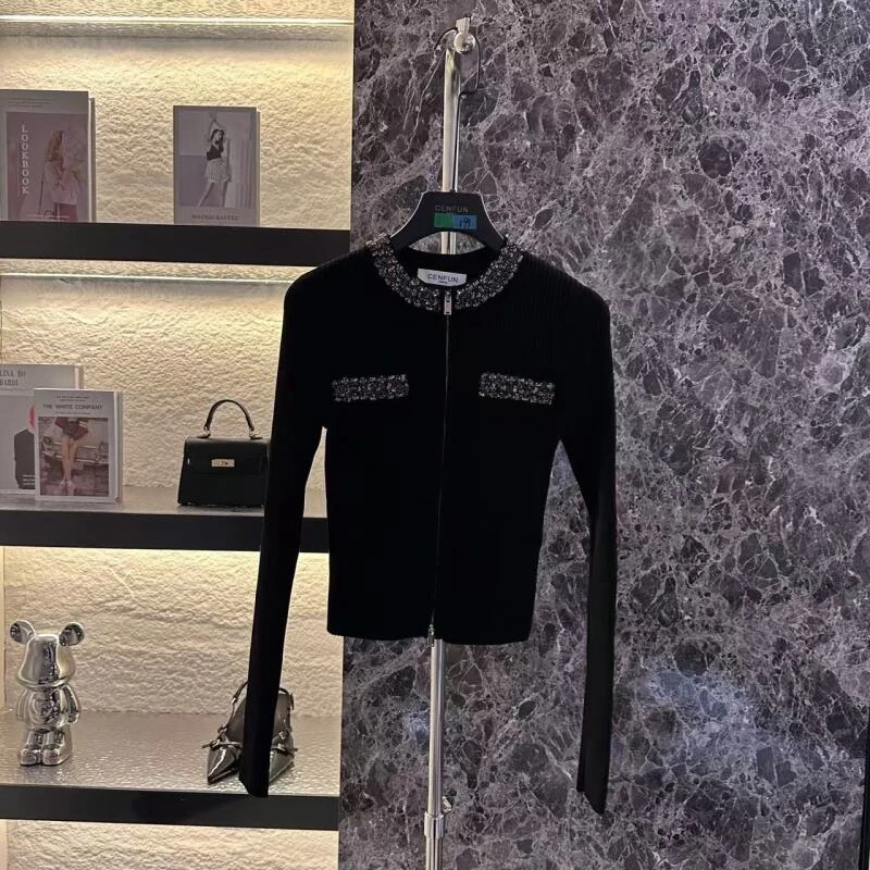 【CENFUN】 针织衫秋季新款开衫百搭上衣A231153